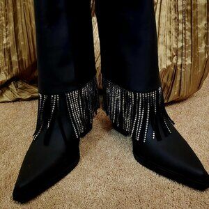 SEXY RHINESTONE COWGIRL BOOTS